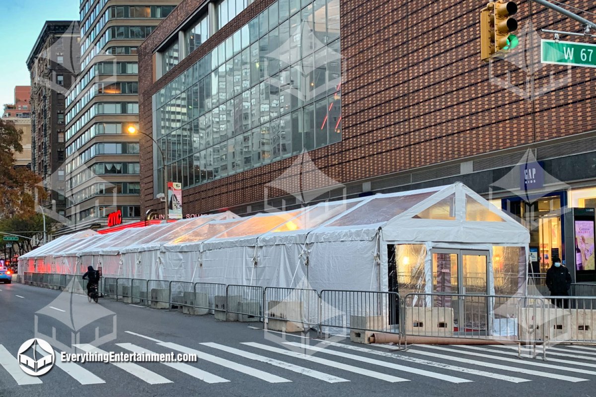 Custom Clear Top Movie Premiere Tent at AMC Lincoln Square, NYC