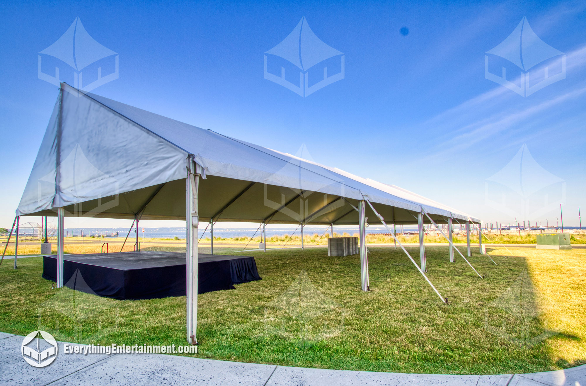 USA 40'x40' Frame Tent Rentals Sky High Party Rentals