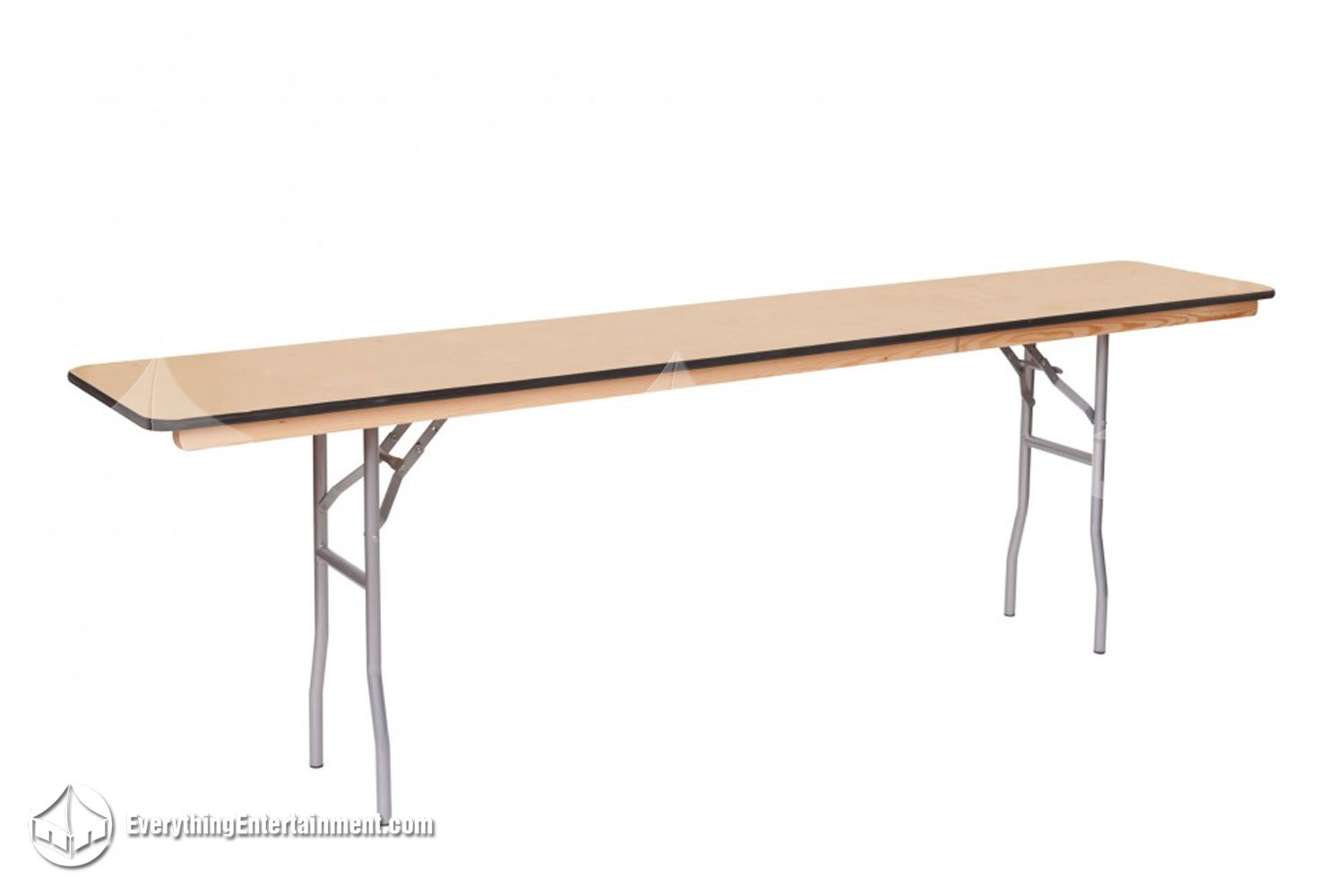An 8 foot seminar table on white background