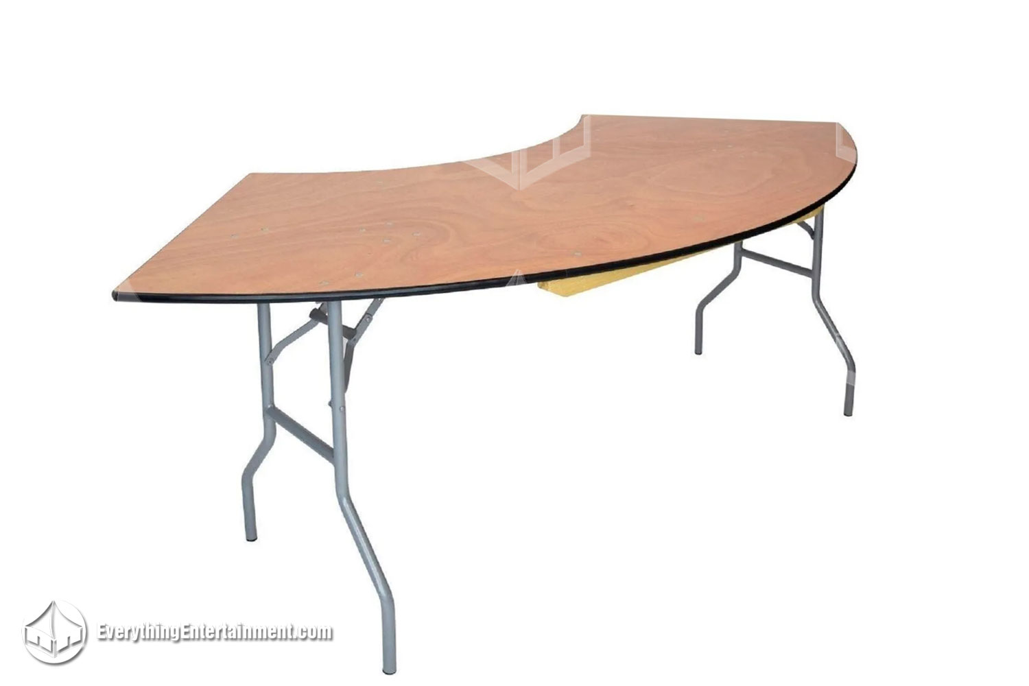 Crescent table on white background