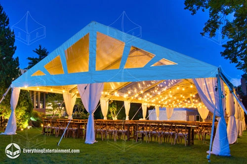 multiple images of event lighting