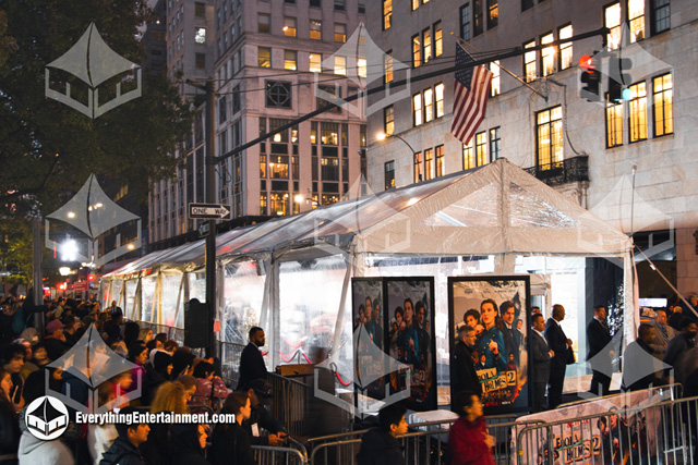 20x120 foot long Tent for a Movie Premiere at The Paris Theater in New York City