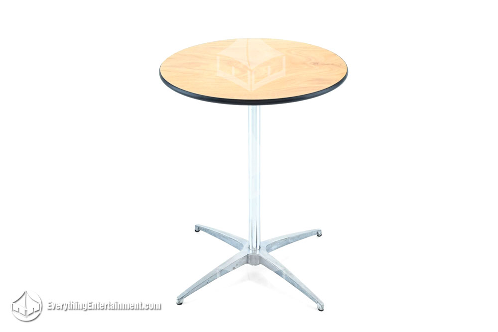 30" cocktail table on white background