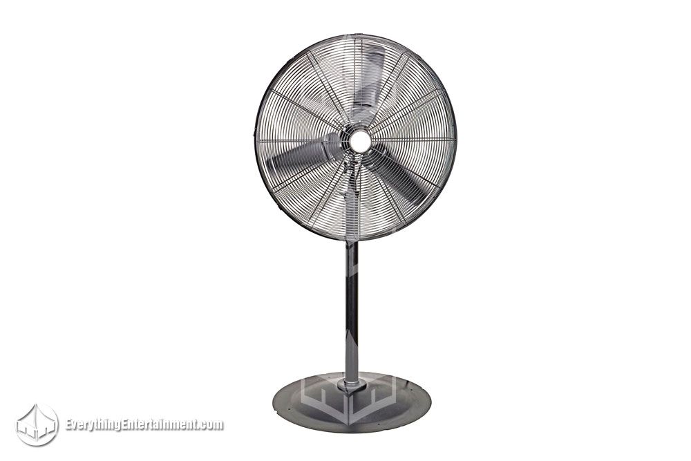 standing fan on white background