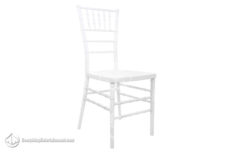 White Chiavari Chair on white background